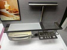 4-PIECE: SHOWER ACCESSORIES SET- SATIN NICKEL FINISH 