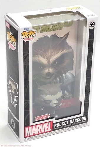 Funko POP! Comic Cover: Guardians of the Galaxy Rocket Raccoon Figure