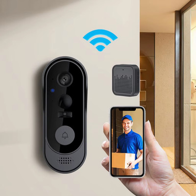 Tuya Wireless HD Video Doorbell Camera with Intercom and WiFi Security System