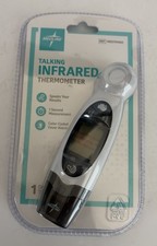 New Sealed Medline Talking Digital Ear Forehead Thermometer Model MDSTH1002
