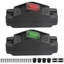 Waterproof Inline Cord Switch AC/DC 12-250V Lamp Appliance On/Off 14AWG, 16AWG