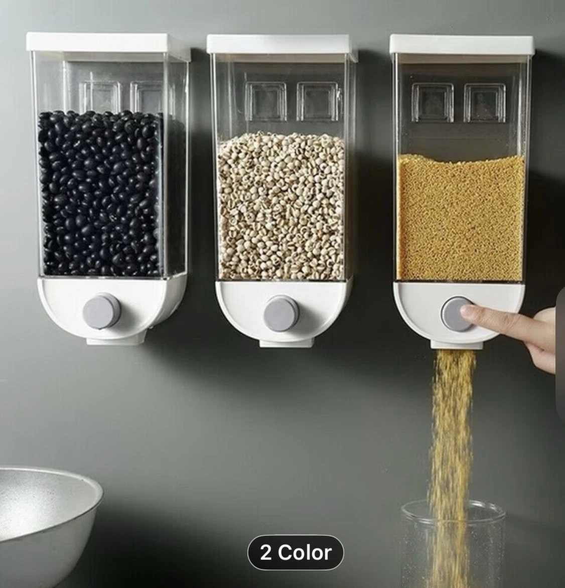 Contenitori per cereali confezione da 2 Lawei Contenitori ermetici per