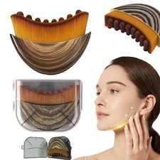 Lymphatic Face Brush Drainage Massager Jawline Sculpting Tool Skin Jawline, Chin