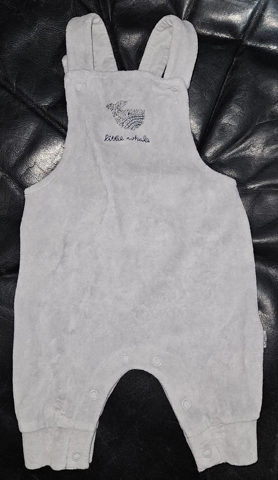 3 Piece Baby dungaree And Vest Set Age First Size From Next And George - Image 4 of 4