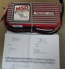 Msd 6420 6al Anolog Cd Ignition Rpm Limiter 450-480v Serial 157470