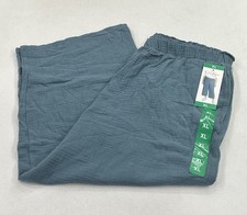 Jessica Simpson Women's Gauze Pants, Blue, Size XL