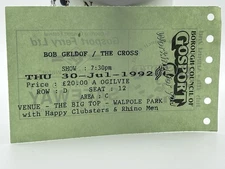 The Cross Original Ticket Stub Gosport 1992 Queen Related 