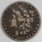 1879 Morgan Silver Dollar $1 Philadelphia No Mint Mark US Coin