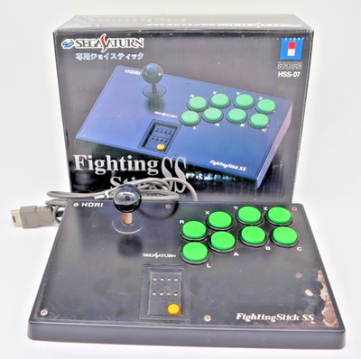 HORI Sega Saturn Fighting Stick SS HSS-07 mit Box - Japan Import, getestet fu...
