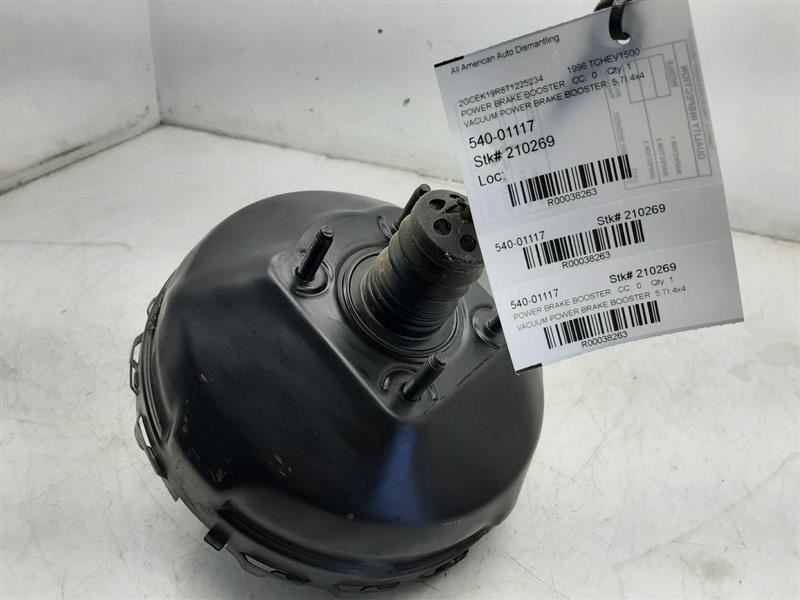 1995-1996 CHEVROLET 1500 Power Brake Booster Vacuum OEM UNIT ID