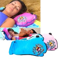 Cool Head  Refillable Beach Water Pillow   Blue