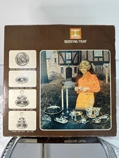 Vintage 1971 IRVINWARE Serving Tray 12” Chrome plated USA Engraved 1974 Fennwood