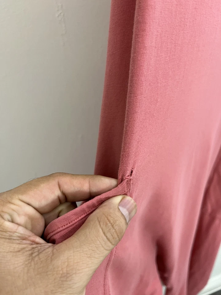 Free People Movement Hot Shot Body Romper Jumpsuit L Active Lounge Slouchy 90s - Image 4 of 4