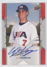 2009 Upper Deck USA Baseball Box Set AJ Vanegas #USA-89 Auto 0st9