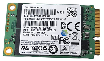 Samsung MZ-M5E120 120GB mSATA SSD Solid State Drive 70-79% Health