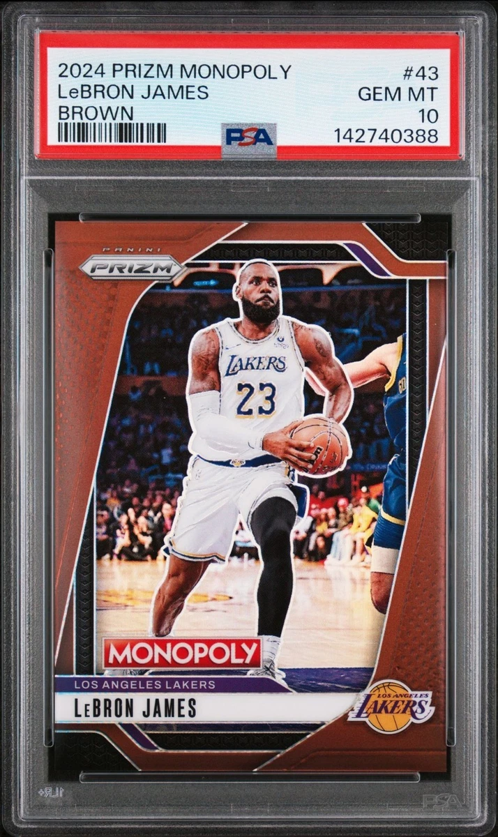 Panini LeBron James 10 Graded Basketball Sports Trading Cards