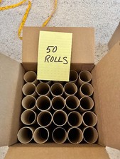 50 Empty Toilet Paper Rolls Cardboard Tubes Arts  Crafts School Project