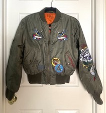 Vintage Y2K Ed Hardy Embroidery Patch Work Bomber