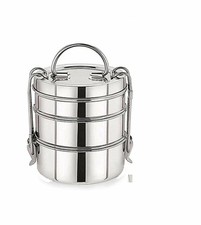 Stainless Steel Lunch Box Clip Carrier Home Tiffin Box Office School Bento Box
