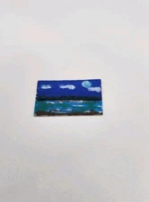 Dollhouse Miniature Painting 1:48, 1/4 In Scale Original Hand Painted In Acrylic