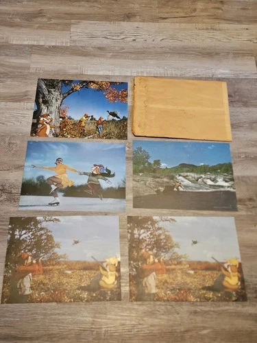 5 VINTAGE STEGMAIER LIGHTED BEER SIGN SCENE INSERTS