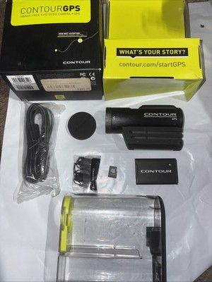 Contour Model 1400 GPS Video Action Camera With Accessories with Box 2GB