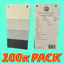 Ppg Armc464 Auto Body Paint Color Match Spray Out Cards 100 Packfreeship