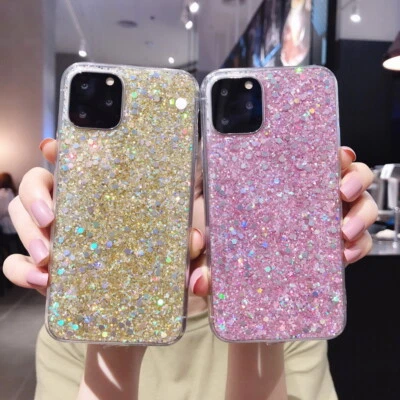 Silicone Glitter Shockproof Slim Case Cover For iPhone 17 Pro Max 16 15 14 13 12