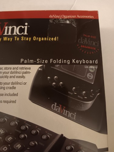 Clavier pliable Royal KB2000 DaVinci taille paume pour organisateurs PDA DaVinci neuf - Photo 4 sur 6