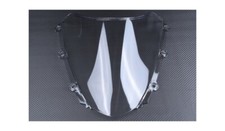 Klar Windschild +Carbon Weiss scheibe für HONDA CBR 1000 RR 1000RR SC57 2004-05