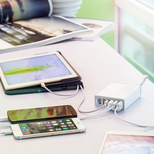 USB Wall Charger, Anker 60W 6 Port USB Charging Station, PowerPort 6 Multi USB - Picture 9 of 9