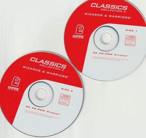 WIZARDS and WARRIORS: VINTAGE D.W. Bradley WIN DIRECTX PC GAME ON 2 CD