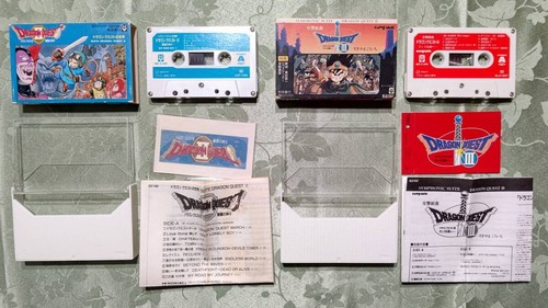 Set of 2 Cassette tape Dragon Quest Conducted by Koichi Sugiyama Score included