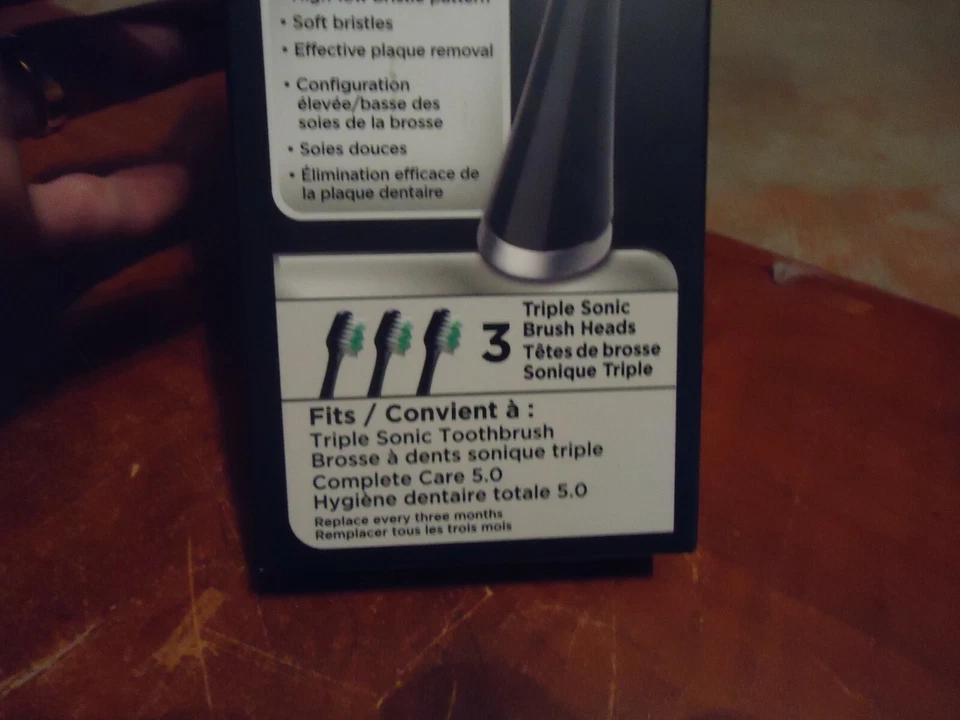 WATERPIK, 15 CABEZALES DE CEPILLO SÓNICOS TRIPLES, MODELO DE CERDAS SUAVES #STRB-3EB, 100% NUEVOS  Foto 4 de 4
