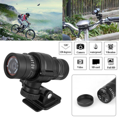bike dash cam helmet HD 1080P Motorcycle Dash Cam DVR Camera Bike Sports Helmet Mini CAM  Waterproof