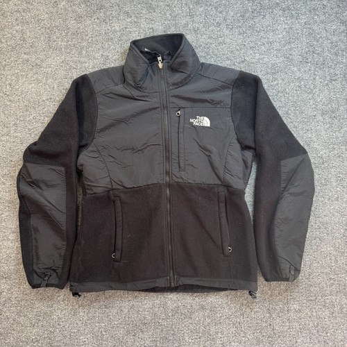 The North Face Denali Fleece Jacket Womens Small Black Full Zip Pockets