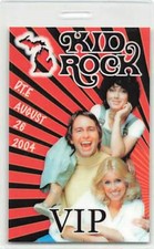 Kid Rock Backstage Pass Village of Clarkson 2004 VIP Laminate Variant