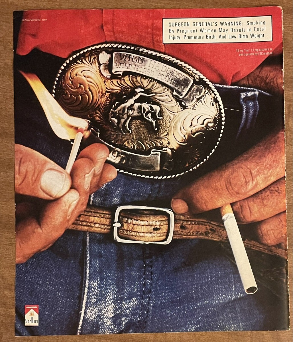 Marlboro カウボーイ ポスター 1997年製 海外限定】 Marlboro カウボーイ ポスター 1997年製（Miyazaki