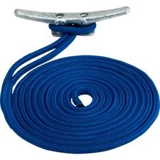 SEA-DOG LINE 302110015BL-1 Double Braid Nylon 3/8"X15' BLUE 302110015BL-1