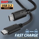 EASTele USB-C 3.2 Data PD60W Fast Charge Type-C Male Cable For Samsung HUAWEI