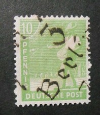 GERMANY Germany 1948 SBZ BERLIN 7 District Bezirk 3 SVR Handheld 10pf MH* BPP