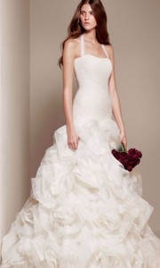 vera wang fit and flare wedding dress