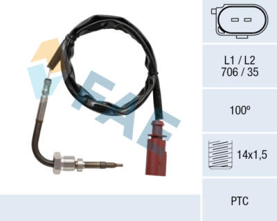 FAE 68045 Sensor, Abgastemperatur für VW