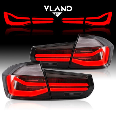 Getönt LED LCI Rückleuchten Für BMW F30 F80 M3 320i 328i 335i 320d 2013-2018 L+R