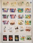 GB GREAT BRITAIN  UK Album Page  Stamp Lot  Used  T13499