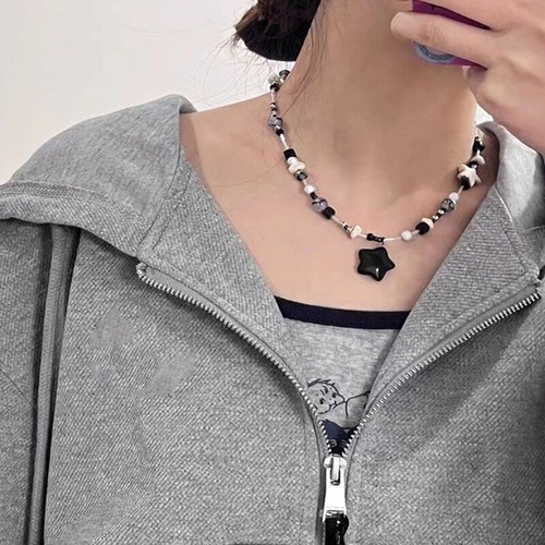 Exquisite Accessory Resin Beaded Neck Jewelry Gift for Women Girls Teens - Picture 6 of 10