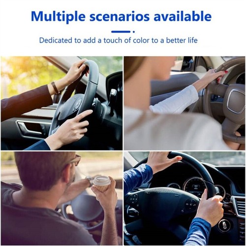 2Pack Car Neck Pillow PU Leather Automotive Headrest Pillow For Car Support N-pl - Picture 7 of 8