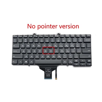 IPARTGO Backlit Keyboard NO Pointer 0GY5TC For Dell Latitude 5400 5410 5411 new US