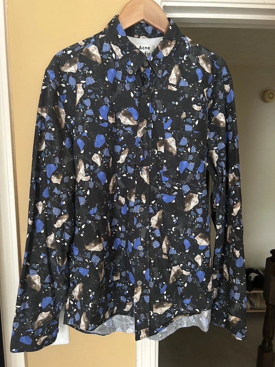 Acne studios best sale isherwood denim shirt