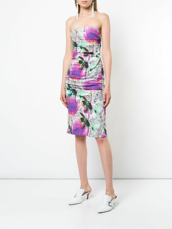 nicole miller strapless cocktail dress NEW 6 $255 NICOLE MILLER Strapless Cocktail Party Formal Wedding Attire Dress